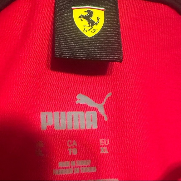 Scuderia Ferrari X Puma Big Ferrari Shield Logo Shirt Men’s XL New With Tags! - Picture 9 of 9